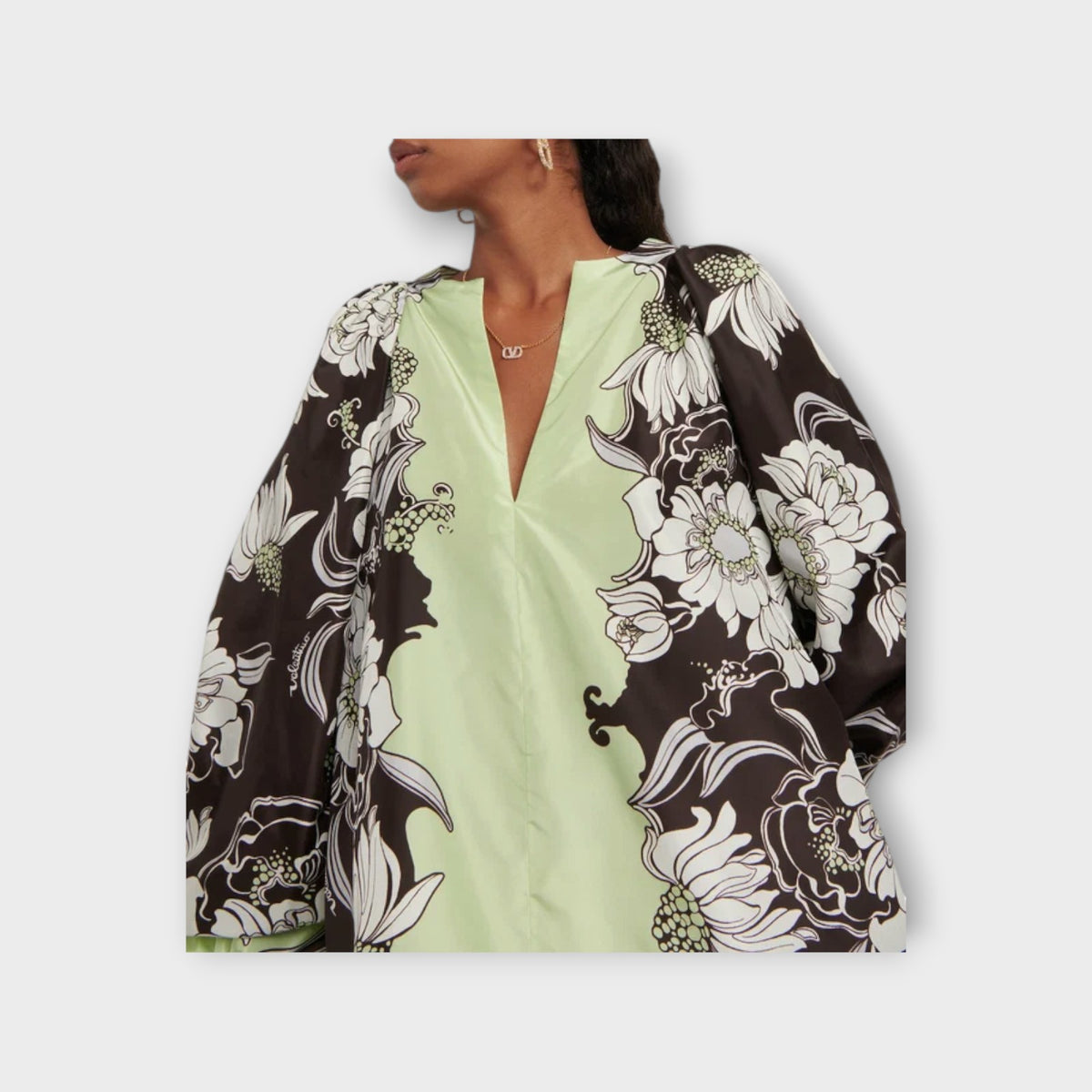 Valentino Silk Taffetas Mini Dress