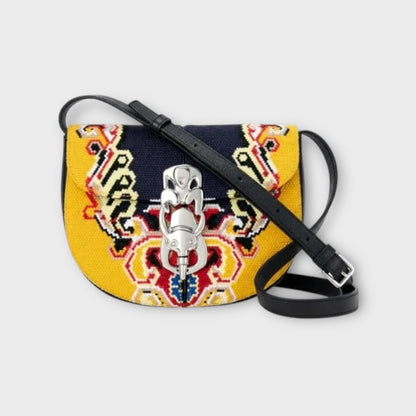 Loewe Lapin Embroidery Heel Bag