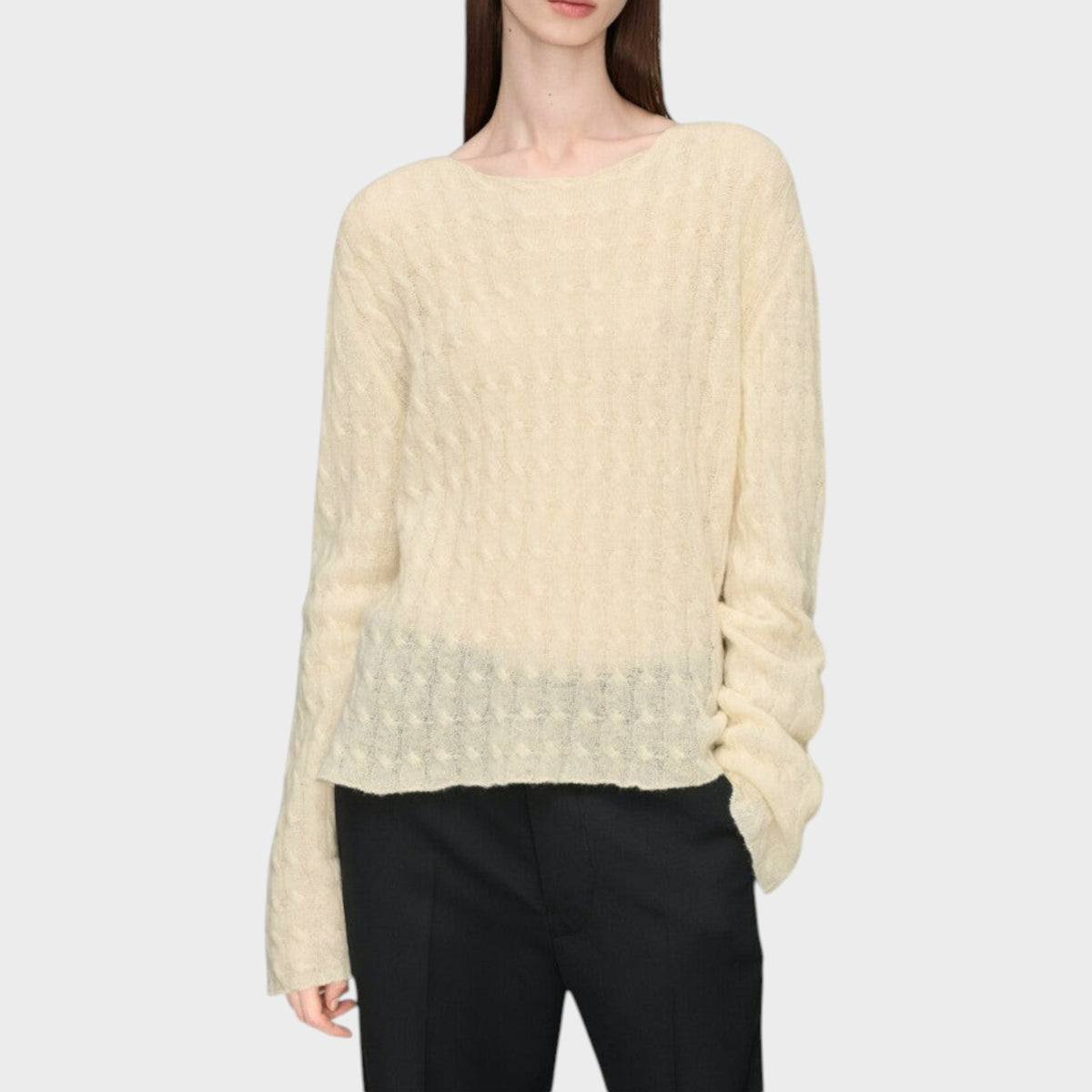 Maison Margiela Wool & Cashmere Braided Sweater